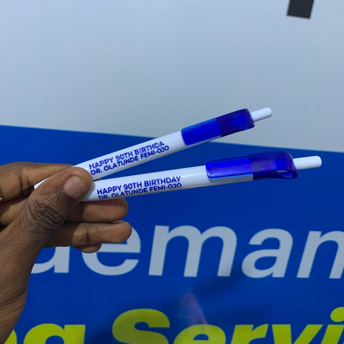 Branded plastic pen printing in Nigeria