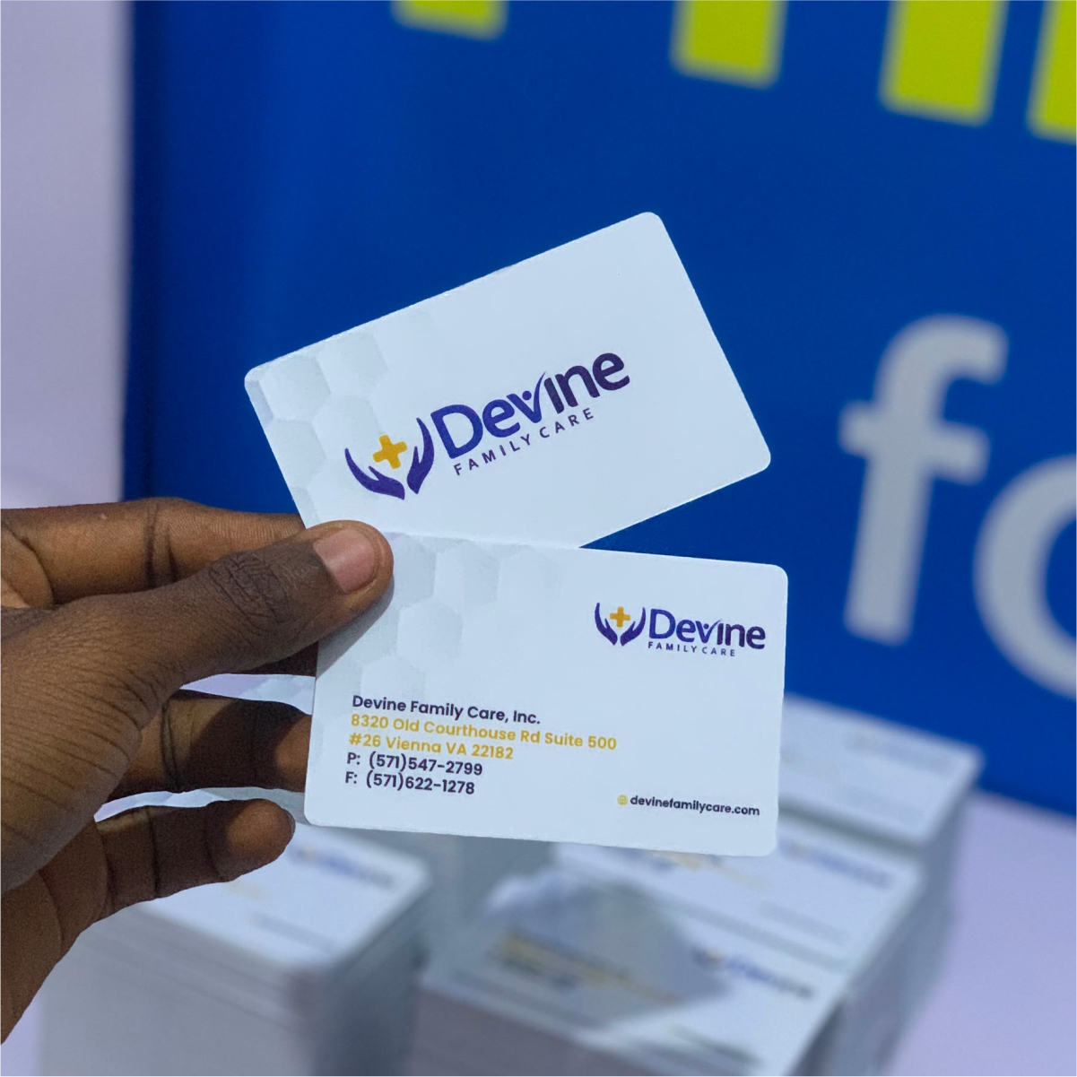 Business cards printed by Waaprint
