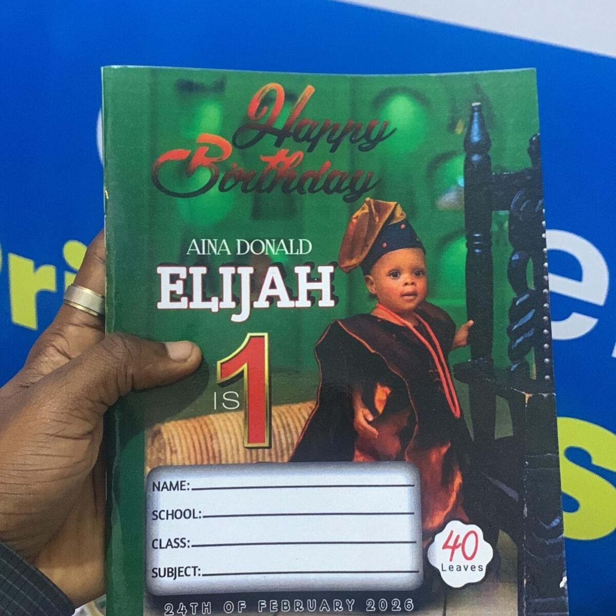 Higher education exercise books printed by Waaprint