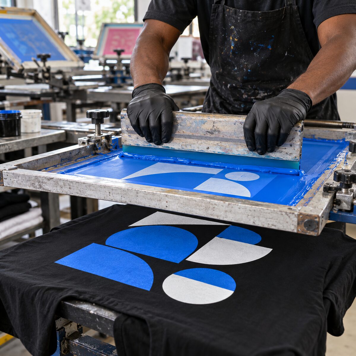Custom screen printing by Waaprint
